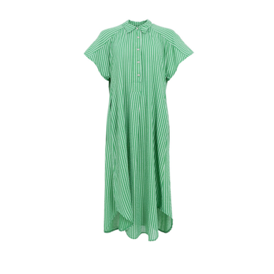 Bcmolly kjole - Green stripe