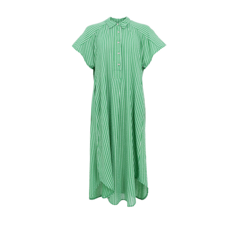 Bcmolly kjole - Green stripe