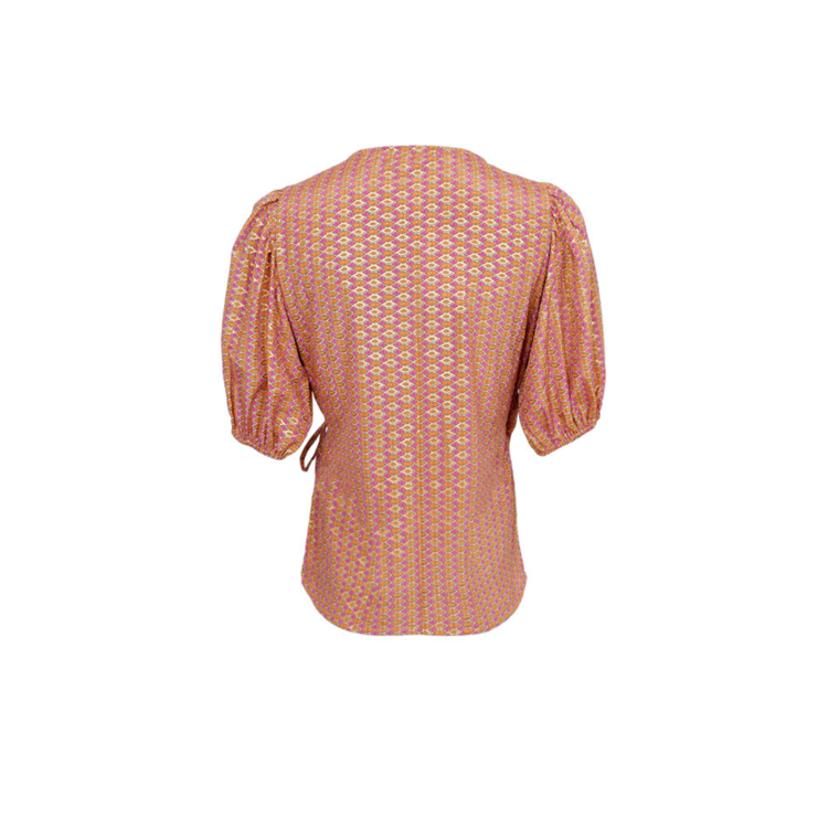 Bcluna wrap bluse - Pink diamond