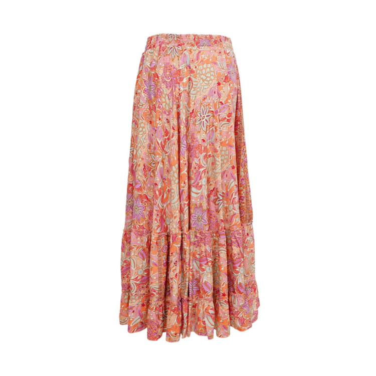 Bcluna frill nederdel - Pacifique orange