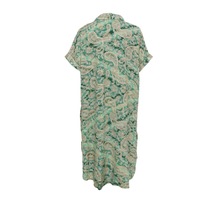 Bcluna kaftan tunika - Floral green