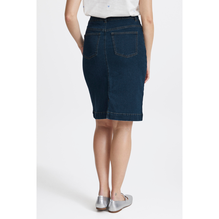 Fxdenima nederdel - Dark blue denim
