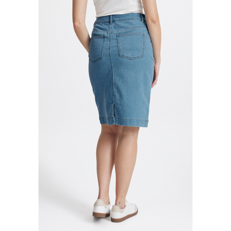 Fxdenima nederdel - Light blue denim