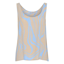 Fxavery top - Silver mink w. hydrangea