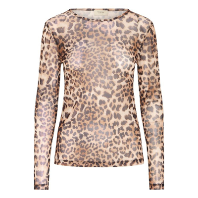 Fxdetilia bluse - Brown art