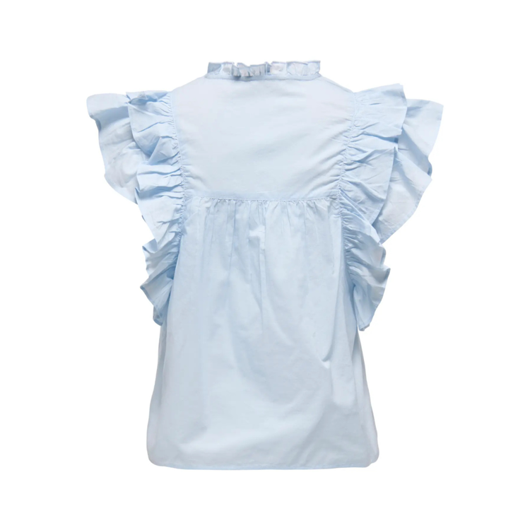 Onlsunny top - Cashmere blue