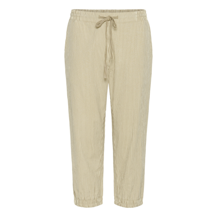 Kanaya capri buks - Chincilla/white stripe