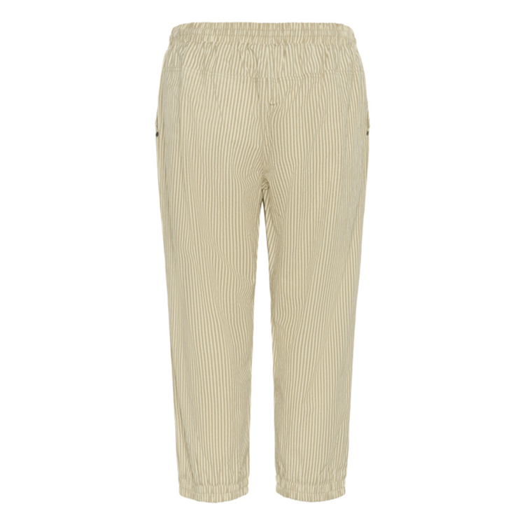 Kanaya capri buks - Chincilla/white stripe