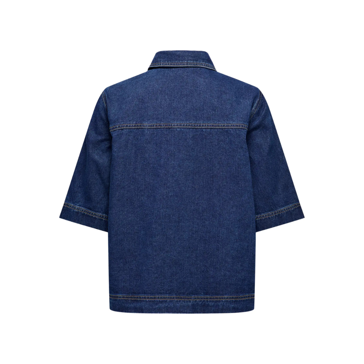 Onlbelle skjorte - Dark blue denim