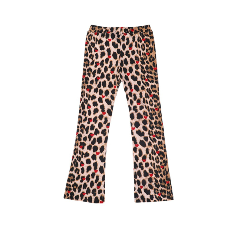 Alma flared buks kids - Lux leo red heart