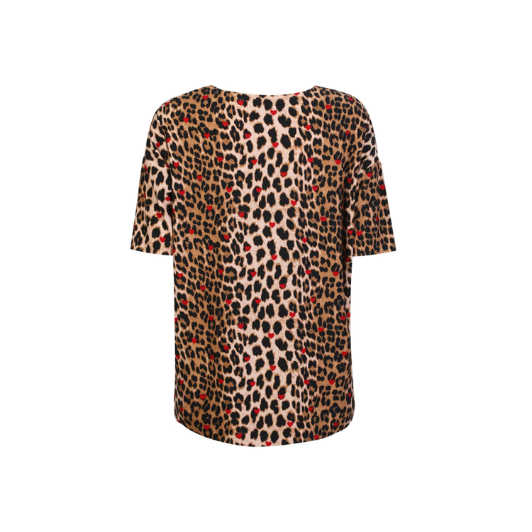 Alma t-shirt - Lux leo red heart