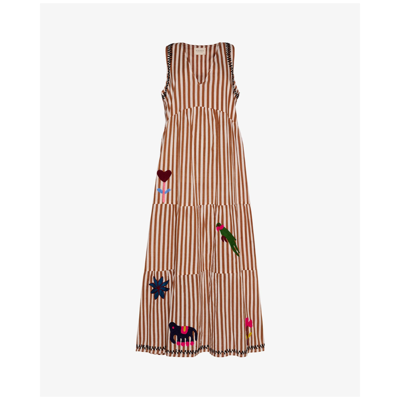Anneli kjole - Brown stripes