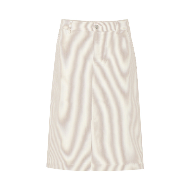 Frena nederdel - Birch w. silver mink