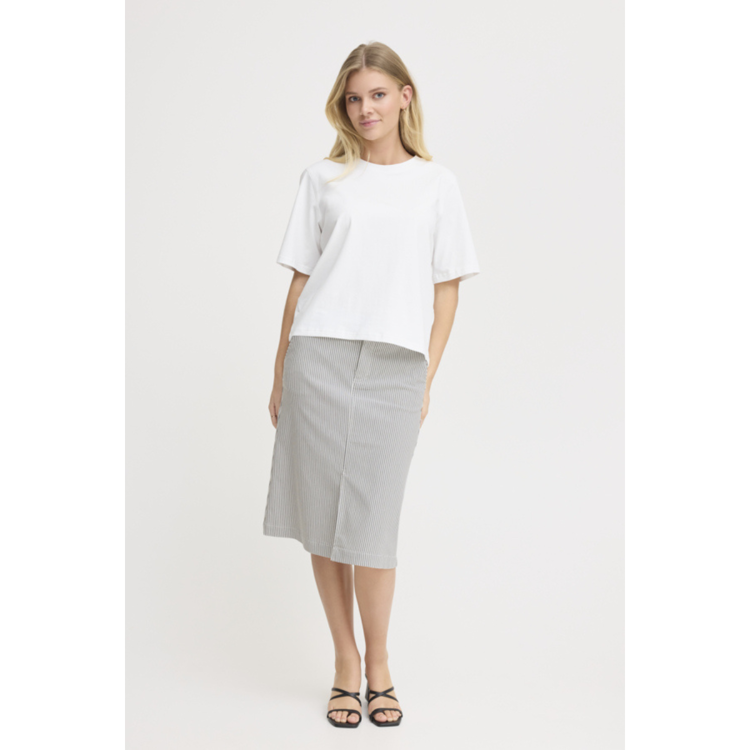 Frena nederdel - Birch w. navy blazer