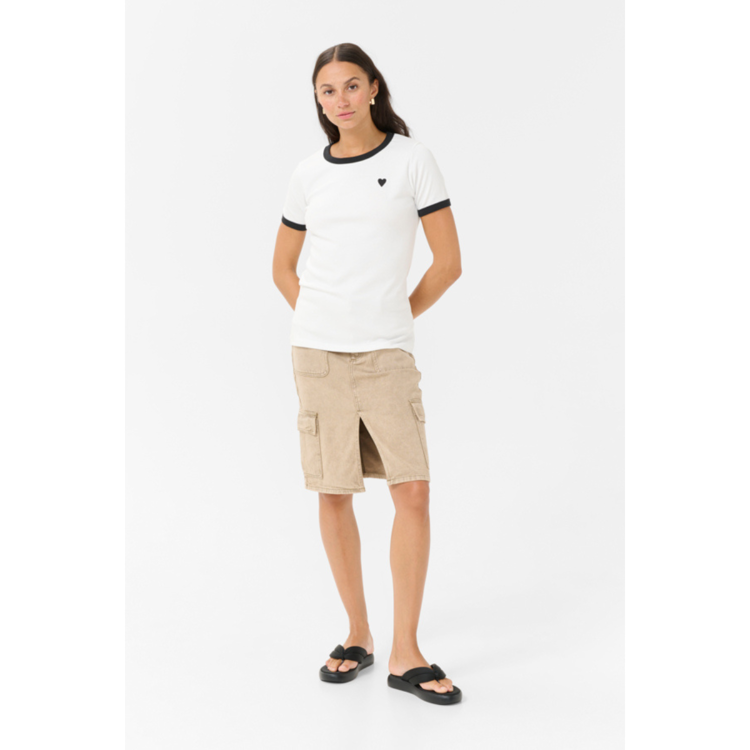 Kalilian t-shirt - Chalk/black heart
