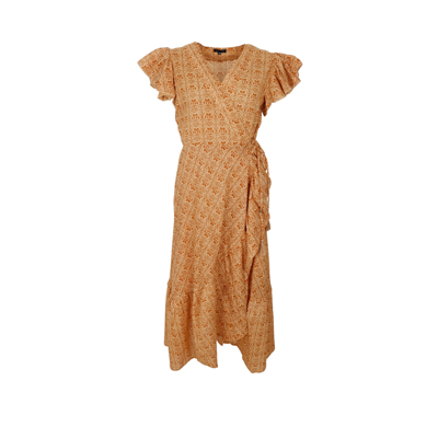 Bcmira wrap kjole - Golden spice