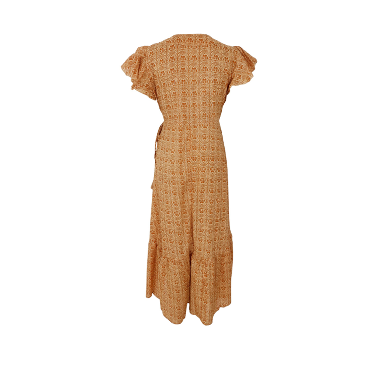 Bcmira wrap kjole - Golden spice