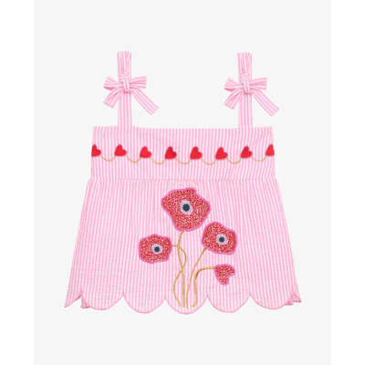 Wenke top - Pink stripes