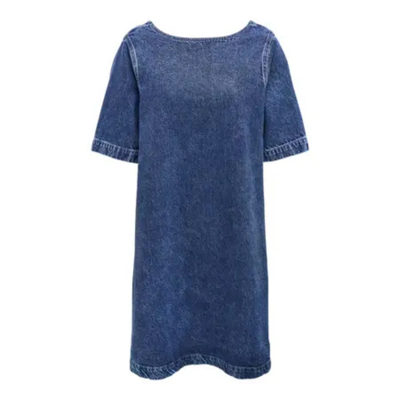 Onlgigi kjole - Medium blue denim