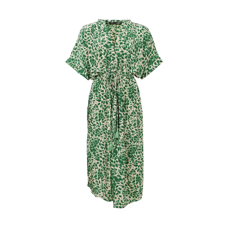 Bcluna kaftan kjole - Green leo