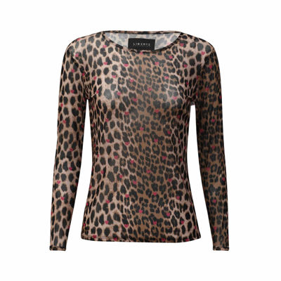 Mesh bluse - Lux leo rasberry heart