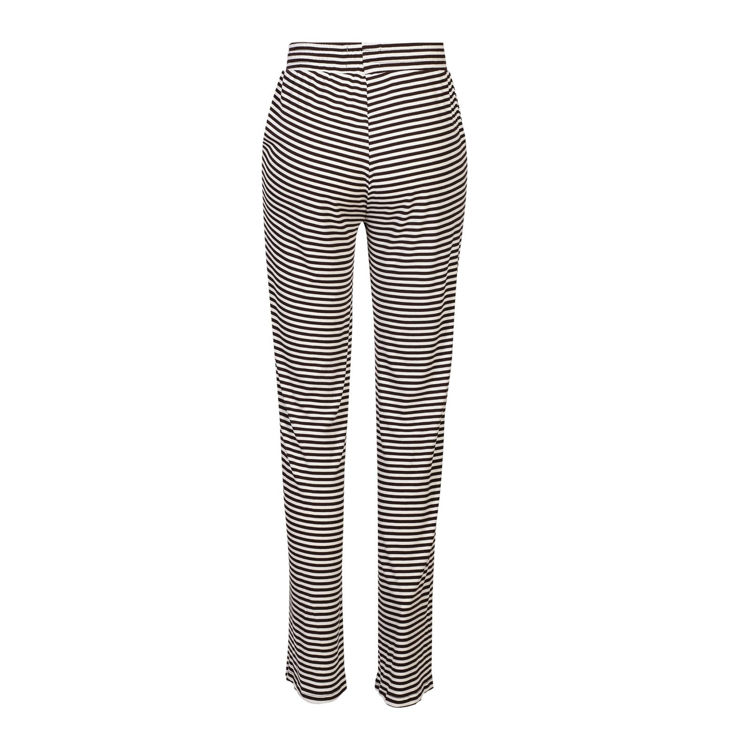 Natalia straight buks - D. brown creme small strip