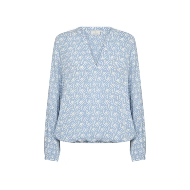 Kaditte bluse - Blue/moonstruck