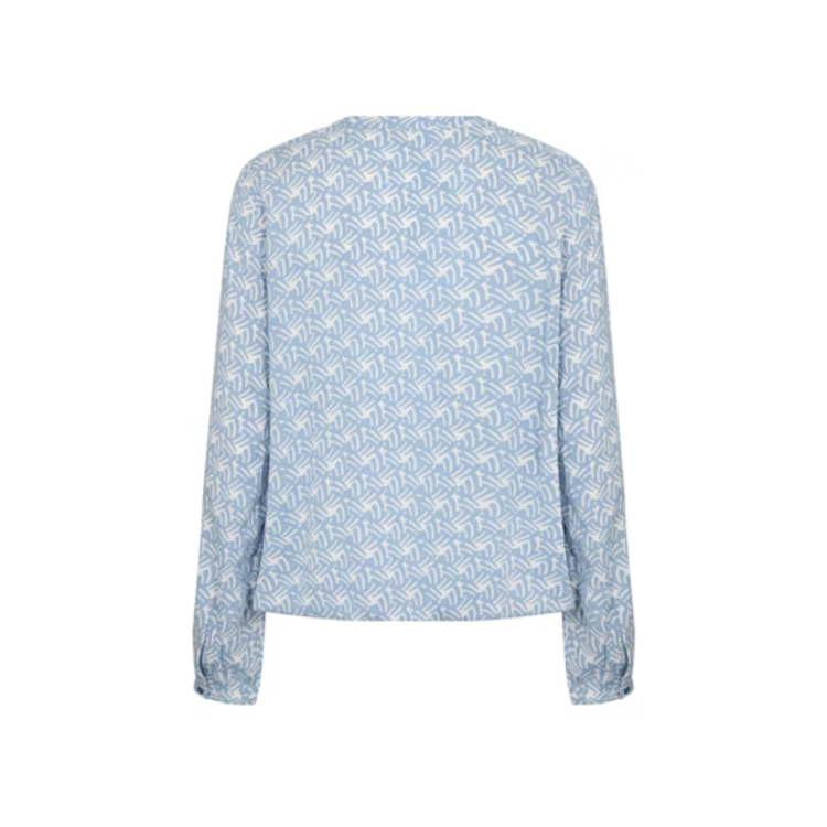 Kaditte bluse - Blue/moonstruck