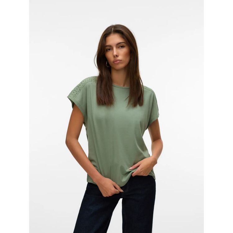Vmemmy t-shirt - Hedge green
