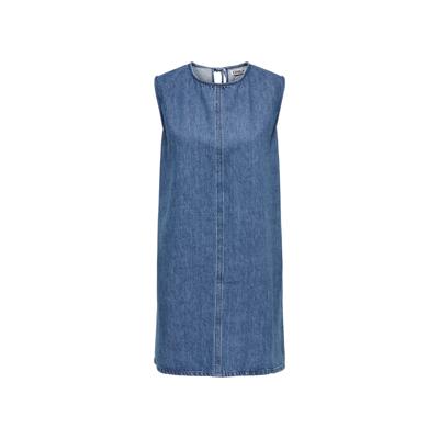 Onlvigga kjole - Medium blue denim