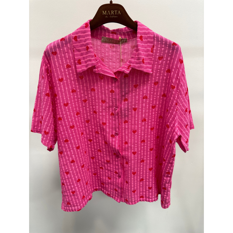 Mdcmenika skjorte - Fuxia