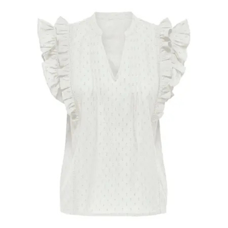 Onlraina top - Cloud dancer