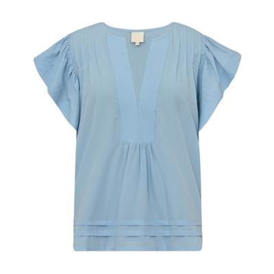 Minkago bluse - Blue sea