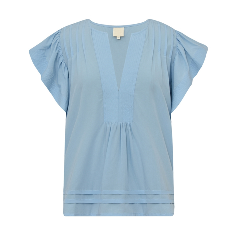 Minkago bluse - Blue sea
