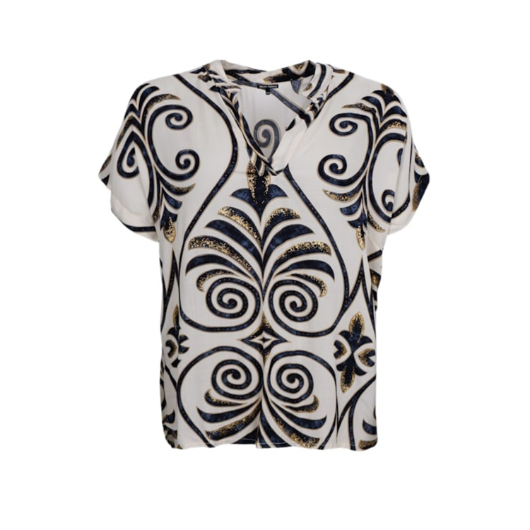 Bcstella kortærmet bluse - Malaka white
