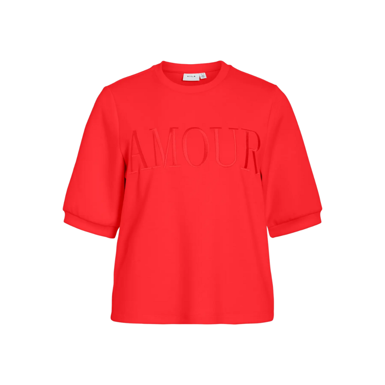 Visif sweat - Poppy red/amour