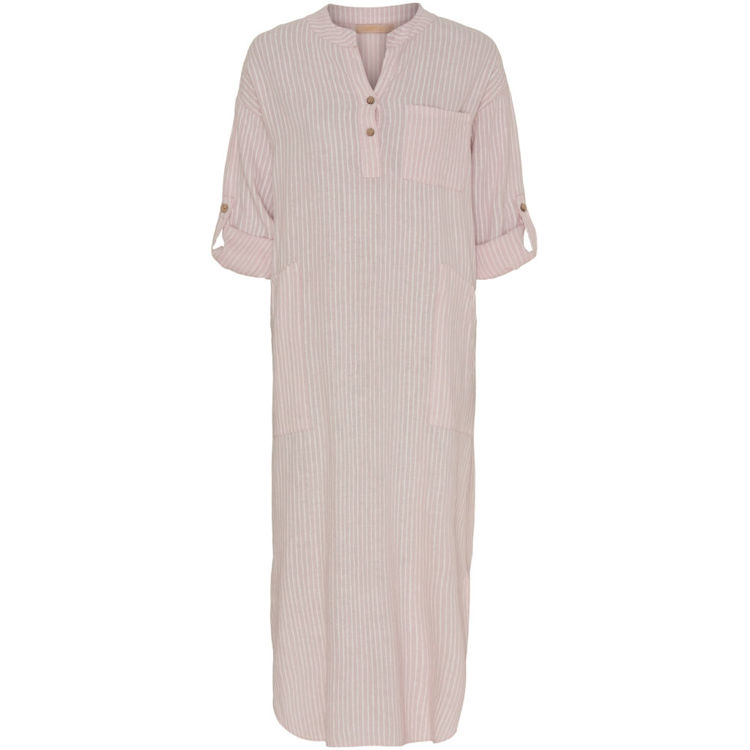 Mdcness kjole - Rose/white stripe