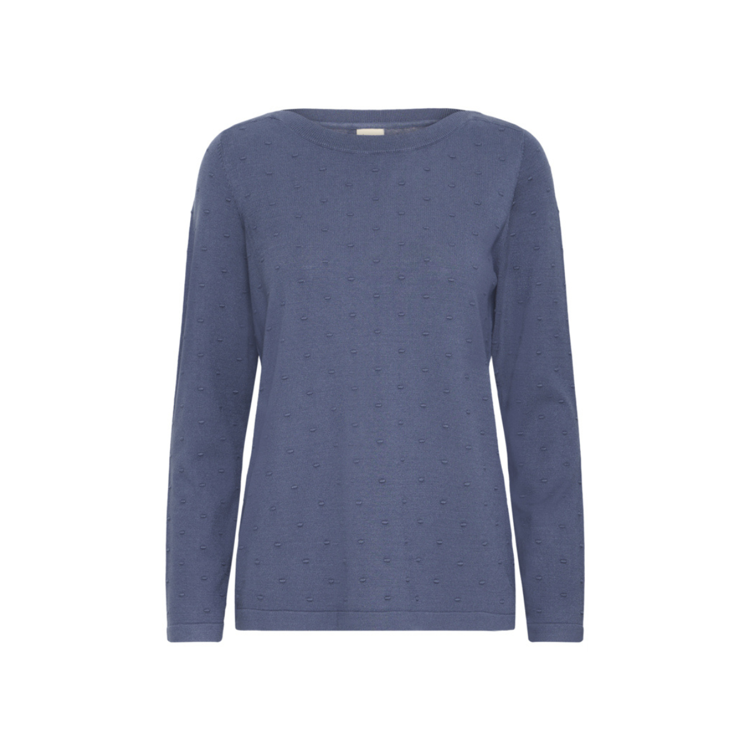 Frkarianne strikbluse - Bering sea
