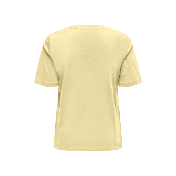 Onlonly t-shirt - Pastel yellow
