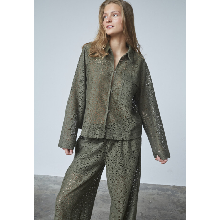 Elsia bluse - Khaki