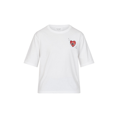 Heda t-shirt - White/black
