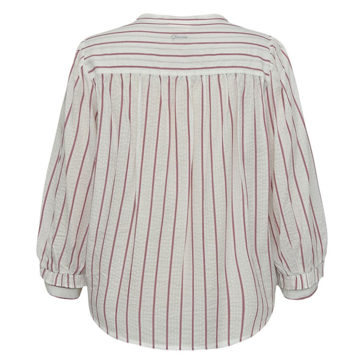 Sophiago bluse - Rosa - creme stripe