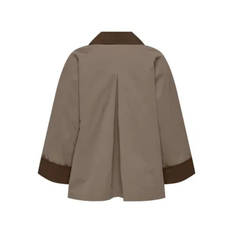 Onlorchid jakke - Walnut/chocolate brown