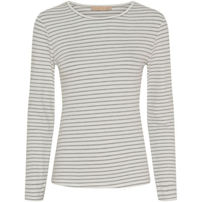 Mdcnancy bluse - Grey/white