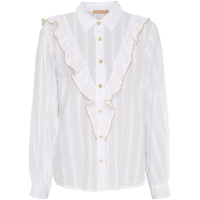 Mdclaurette skjorte - White/beige