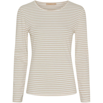 MdcNancy bluse - Beige/White