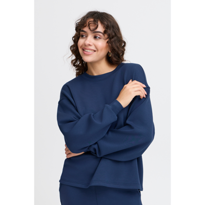 Fraurora bluse - Navy blazer