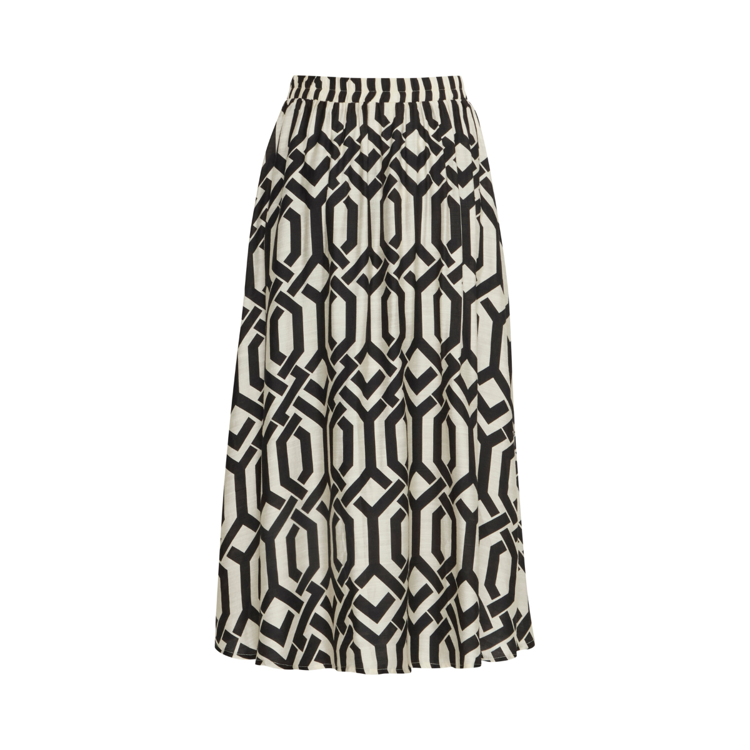 Frariana nederdel - Whisper white black