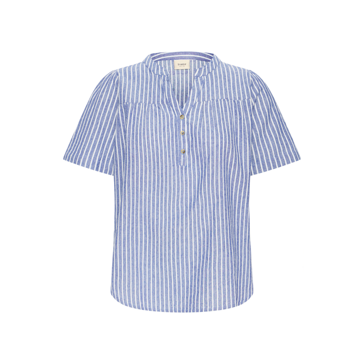 Frbonnie bluse - Navy art