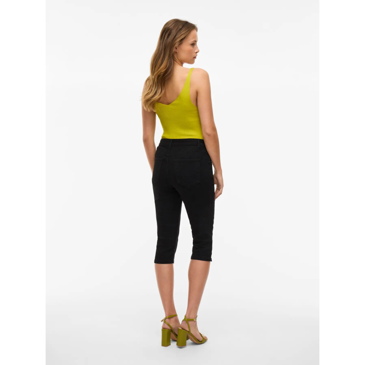 Vijeggy capri jeans - Black denim